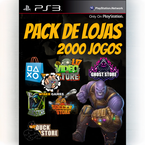 Pack 2000 Jogos Ps3 Mídia Digital